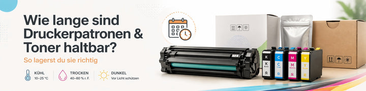 Wie lange sind Druckerpatronen & Toner wirklich haltbar? So lagerst du sie richtig