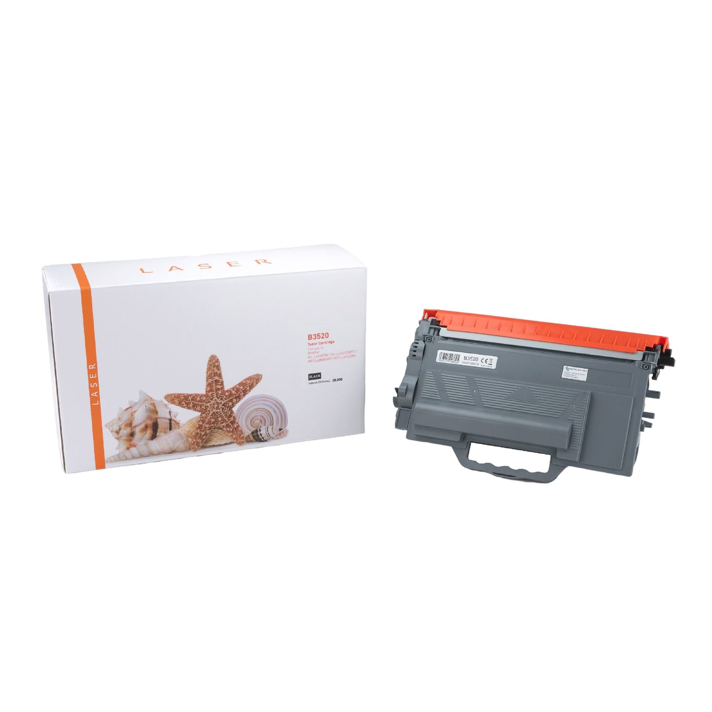 Kompatible Brother TN-3520 Toner Schwarz