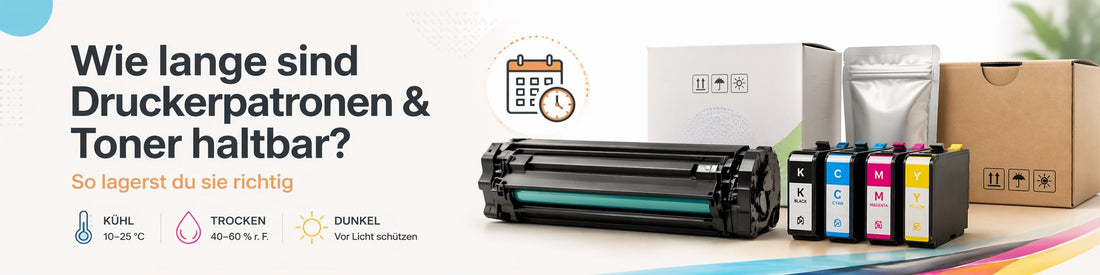 Wie lange sind Druckerpatronen & Toner wirklich haltbar? So lagerst du sie richtig