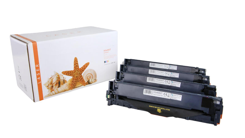 Kompatibel HP CB540A Toner Multipack 4er-Set