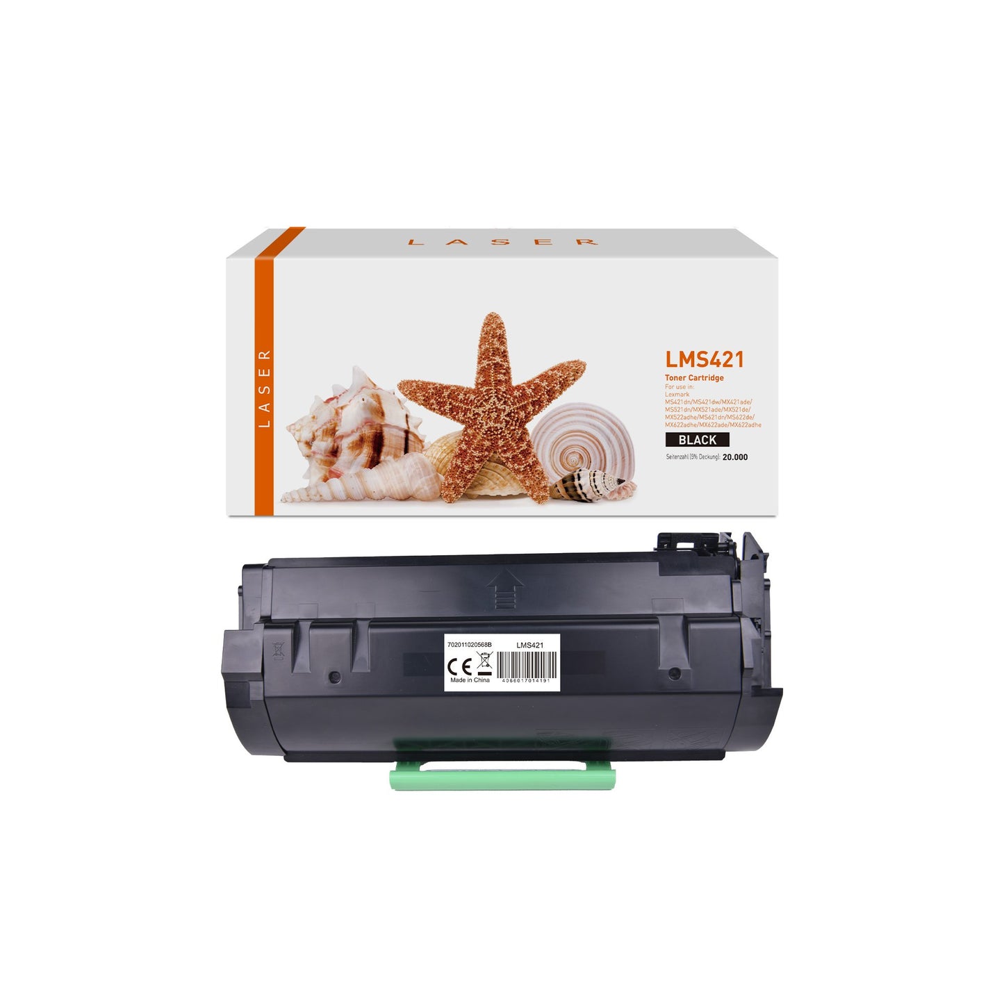 Kompatible Lexmark 56F2X00 Toner Schwarz