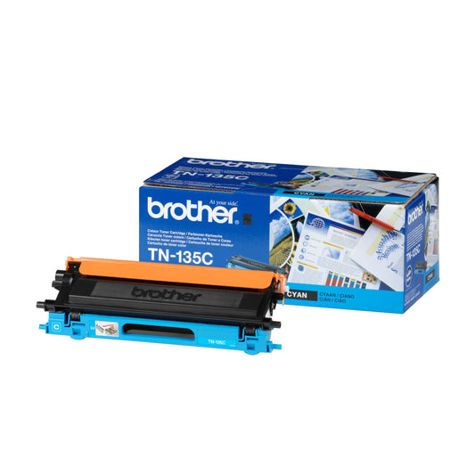 Original Brother TN-135C Toner Cyan