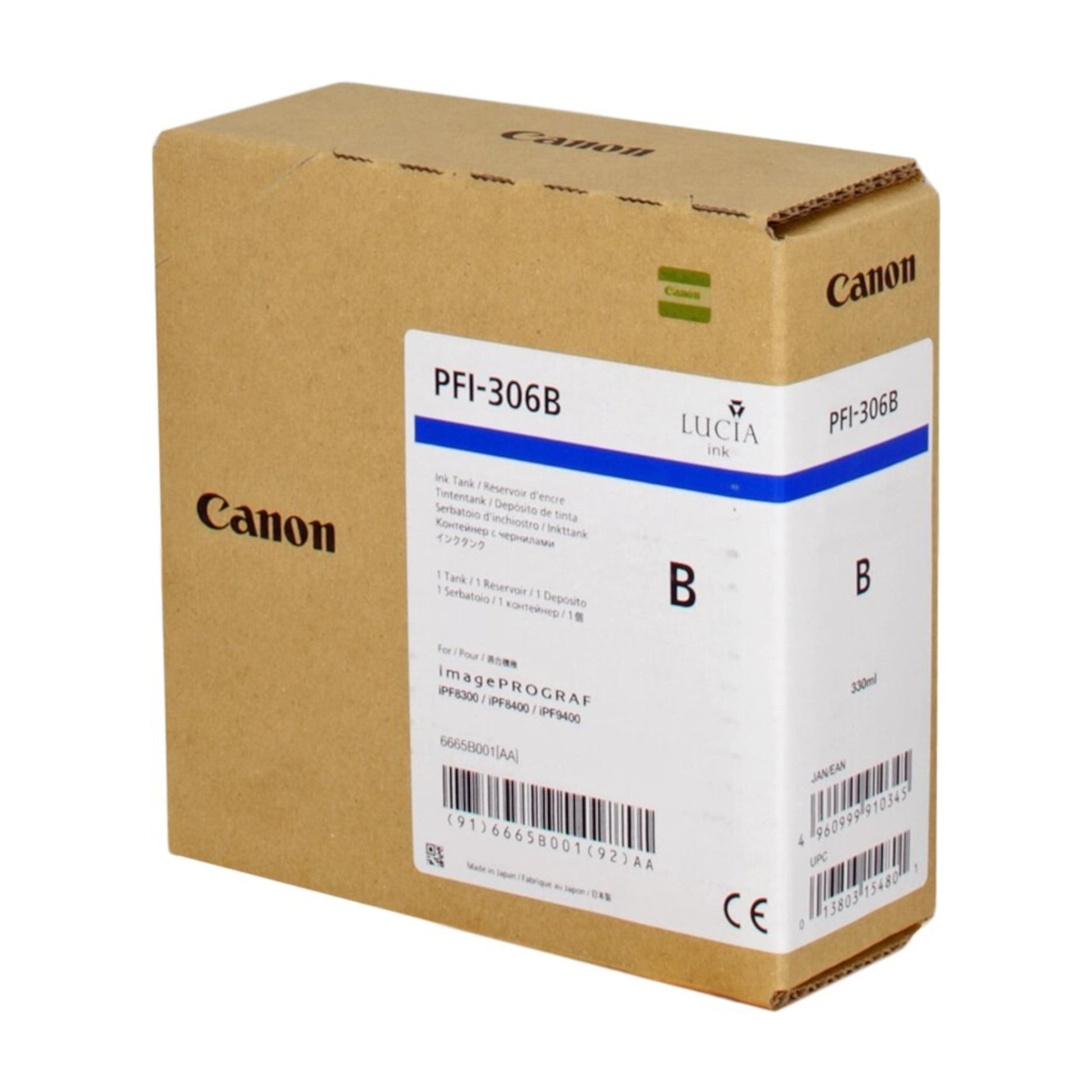 original-canon-pfi-306b-blau-druckerpatrone-8250-6665b001