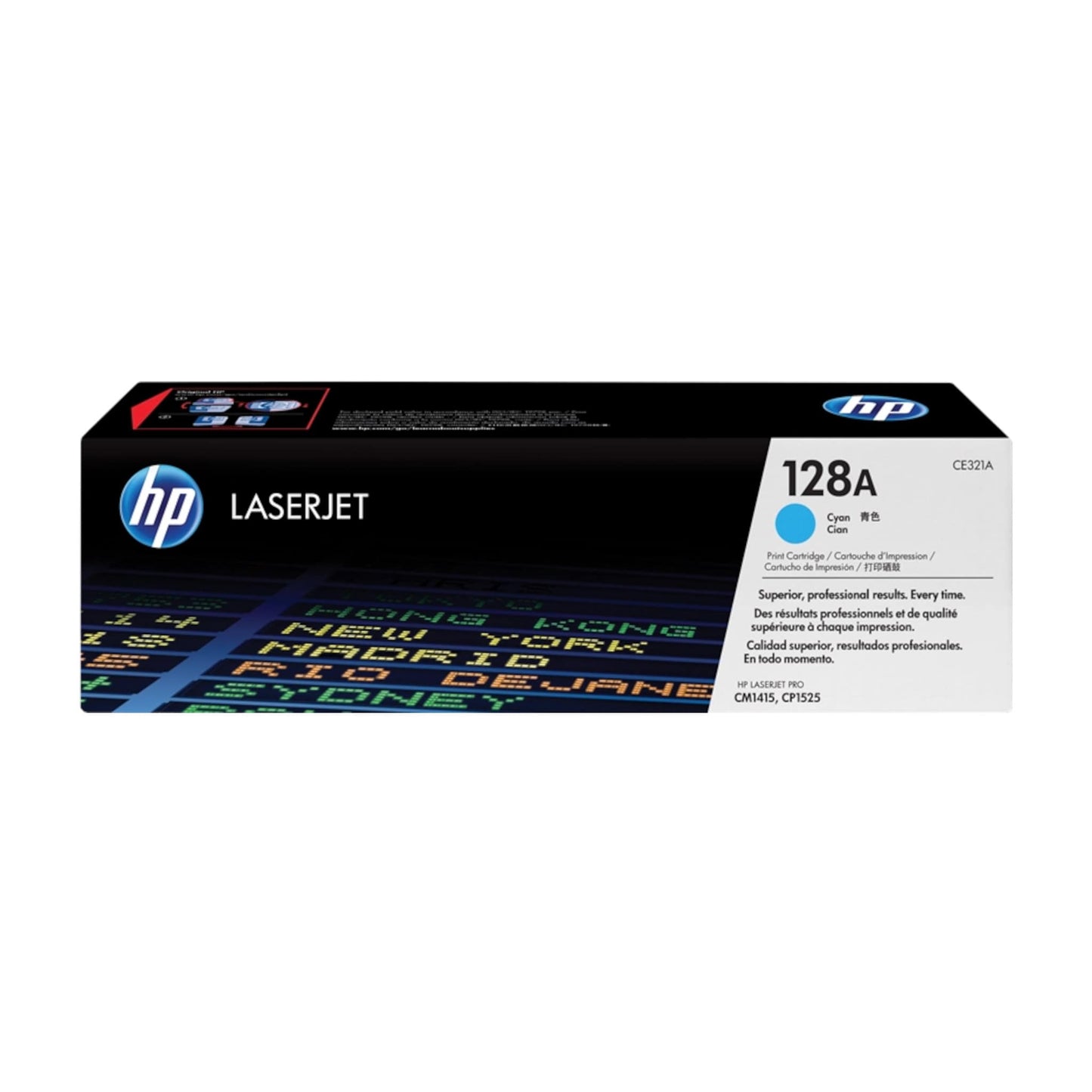 Original HP 128A / CE321A Toner Cyan