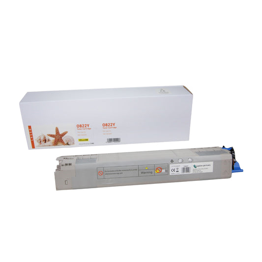 Kompatibel für OKI 44844613 / C822 Toner Gelb